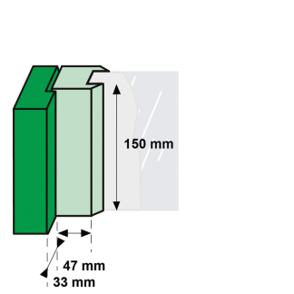 AXA 2x Raamsluiting met blinde bevestiging + Telescopische uitzetter | AXA (Rechts buiten draaiend, Zwart)  K010808943 - 