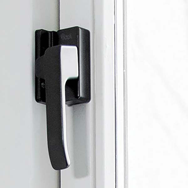 AXA 2x Raamsluiting met blinde bevestiging + Telescopische uitzetter | AXA (Rechts buiten draaiend, Zwart)  K010808943 - 6