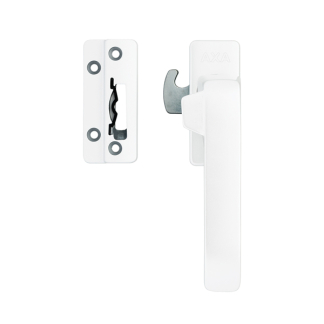 AXA 2x Raamsluiting met blinde bevestiging + Telescopische uitzetter | AXA (Rechts naar buiten draaiend, Wit)  K010808923 - 6