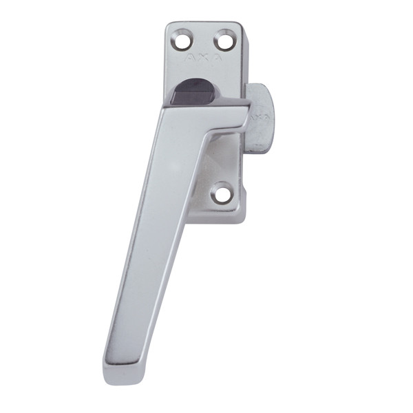 AXA 2x Raamsluiting met drukknop + Telescopische uitzetter | AXA (Links draaiend, Aluminium)  K010808928 - 5