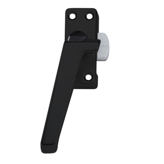 AXA 2x Raamsluiting met drukknop + Telescopische uitzetter | AXA (Links draaiend, Zwart)  K010808938 - 5
