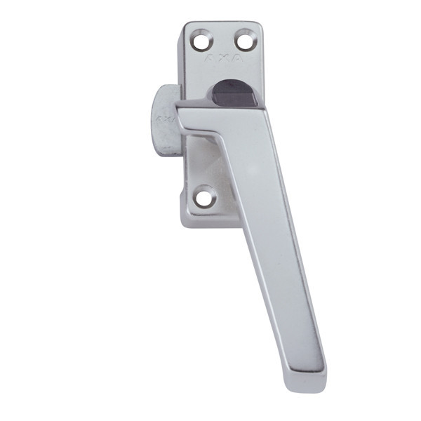 AXA 2x Raamsluiting met drukknop + Telescopische uitzetter | AXA (Rechts draaiend, Aluminium)  K010808929 - 2