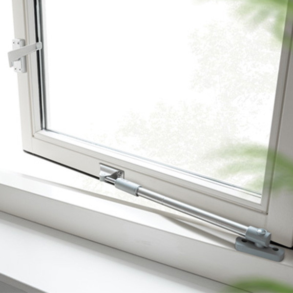 AXA 2x Raamsluiting met slot + Telescopische uitzetter | AXA (Rechts naar buiten draaiend, SKG*, Aluminium)  K010808931 - 4
