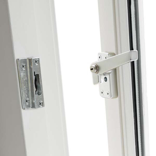 AXA 2x Raamsluiting met slot + Telescopische uitzetter | AXA (Rechts naar buiten draaiend, SKG*, Aluminium)  K010808931 - 5