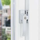 AXA 2x Raamsluiting met slot en blinde bevestiging + Telescopische uitzetter | AXA (Links naar buiten draaiend, SKG*, Aluminium)  K010808934 - 7