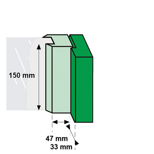 AXA 2x Raamsluiting met slot en blinde bevestiging + Telescopische uitzetter | AXA (Links naar buiten draaiend, SKG*, Wit)  K010808924 - 8