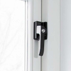 AXA 2x Raamsluiting met slot en blinde bevestiging + Telescopische uitzetter | AXA (Links naar buiten draaiend, SKG*, Zwart)  K010808944 - 6