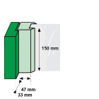 AXA 2x Raamsluiting met slot en blinde bevestiging + Telescopische uitzetter | AXA (Rechts naar buiten draaiend, SKG*, Aluminium)  K010808935 - 10