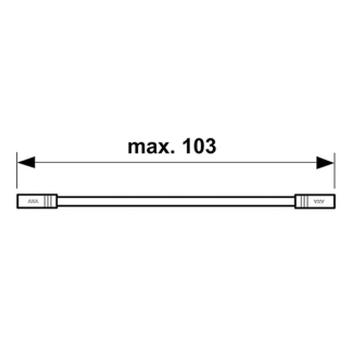 AXA Barrièrestang | AXA | 103 cm (SKG**, PKVW, RVS, Zilver) 7612-10-81/BL K010809948 - 3