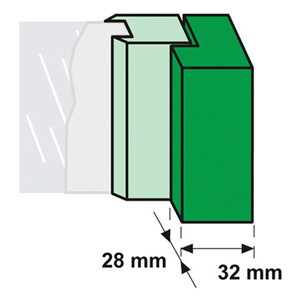 AXA Barrièrestang | AXA | 103 cm (SKG**, PKVW, RVS, Zilver) 7612-10-81/BL K010809948 - 5