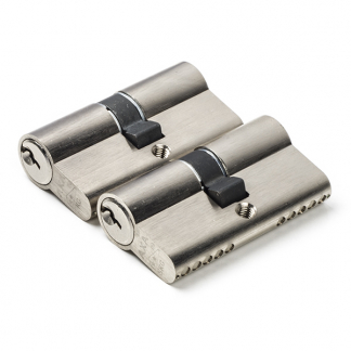 AXA Cilinder | AXA | 2 stuks (Dubbel, Gelijksluitend, SKG**, 30/30 mm, Vernikkeld, 6 sleutels) 72110008G2 K010808335 - 1