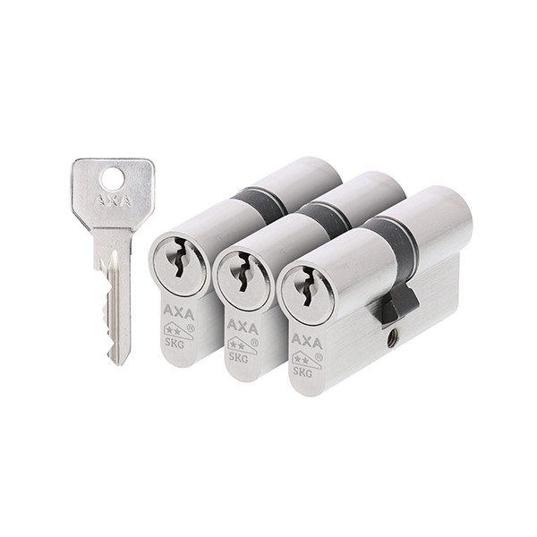 AXA Cilinder | AXA | 30/30 mm | 3 stuks (Dubbel, Gelijksluitend, SKG**, 9 sleutels) 72110008G3 K010808336 - 3