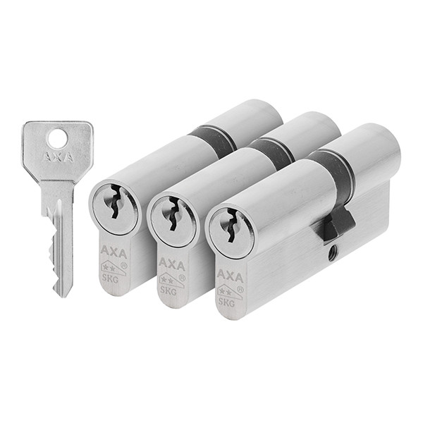 AXA Cilinder | AXA | 30/45 mm | 3 stuks (Dubbel, Gelijksluitend, SKG**, 9 sleutels) 72110308G3 K010808343 - 3