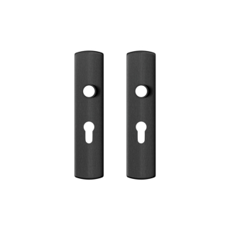 AXA Cilinderschild | AXA (Aluminium, Zwart) 6210201855E K010808291 - 2