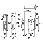 AXA Cilinderslot | AXA | 55 mm (Zwart) 7145505655E K010808326 - 3