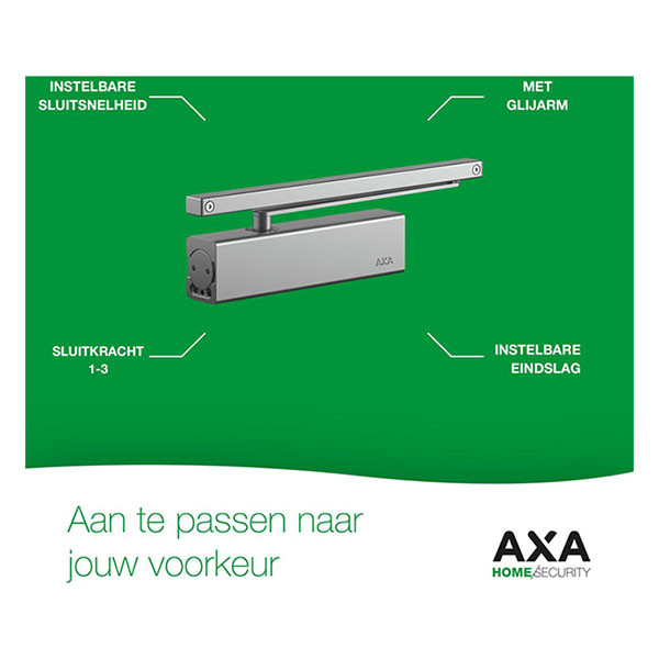 AXA Deurdranger | AXA | Tot 60 kg (Binnen- en buitendeur, Aluminium) 750813494 K010808520 - 4