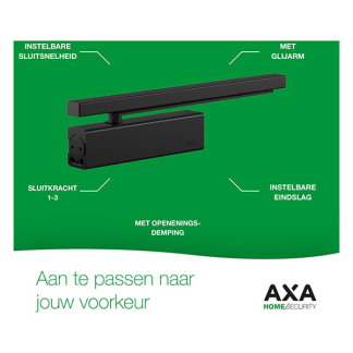 AXA Deurdranger | AXA | Tot 80 kg (Binnen- en buitendeur, Mat zwart) 750914564 K010808523 - 4