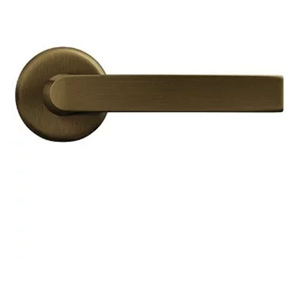 AXA Deurklink | AXA | Blok (Rond rozet, Aluminium, Brons) 62291014CP K010830429 - 1
