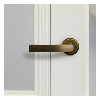 AXA Deurklink | AXA | Blok (Rond rozet, Aluminium, Brons) 62291014CP K010830429 - 4