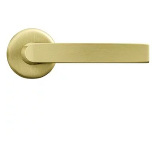 AXA Deurklink | AXA | Blok (Rond rozet, Aluminium, Goud) 62291013CP K010830440 - 1