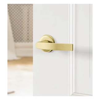 AXA Deurklink | AXA | Blok (Rond rozet, Aluminium, Goud) 62291013CP K010830440 - 3