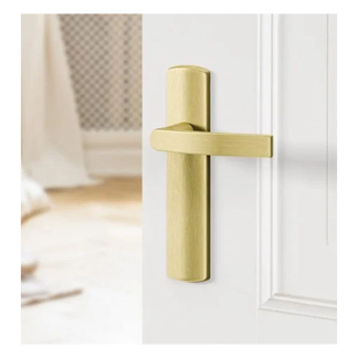 AXA Deurklink met blindschild | AXA | Blok (Aluminium, Goud) 62195013CP K010830436 - 3
