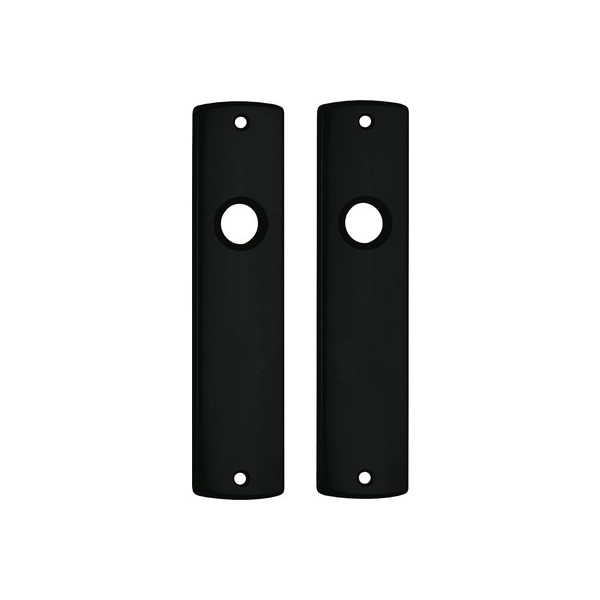 AXA Deurklink met blindschild | AXA | Curve Blok (Aluminium, Zwart) 63595038E K010811505 - 3