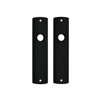AXA Deurklink met blindschild | AXA | Curve Blok (Aluminium, Zwart) 63595038E K010811505 - 3