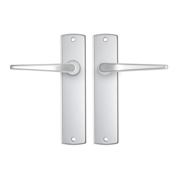AXA Deurklink met blindschild | AXA | Curve Duim (Aluminium) 63585091E K010811510 - 1