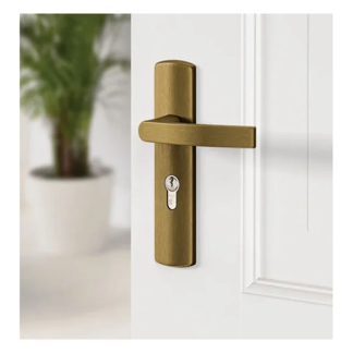 AXA Deurklink met cilinderschild | AXA | 55 mm (Aluminium, Brons) 6219201455CP K010830427 - 3