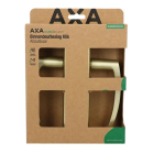 AXA Deurklink met cilinderschild | AXA | 55 mm (Aluminium, Goud) 6219201355CP K010830438 - 4