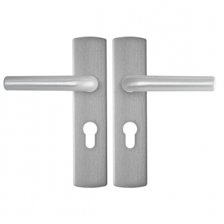 AXA Deurklink met cilinderschild | AXA | Curve | 55 mm (Aluminium) 6217201155E K010811551 - 1