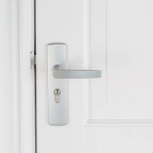 AXA Deurklink met cilinderschild | AXA | Curve | 55 mm (Aluminium) 6218201155E K010811541 - 2