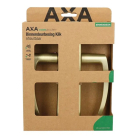 AXA Deurklink met sleutelschild | AXA | Blok | 56 mm (Aluminium, Goud) 6219301355CP K010830437 - 4
