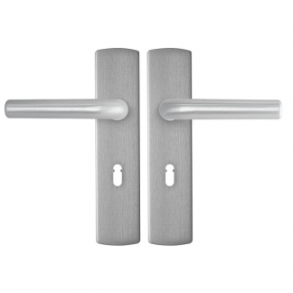 AXA Deurklink met sleutelschild | AXA | Curve | 55 mm (Aluminium) 6217301155E K010811553 - 1