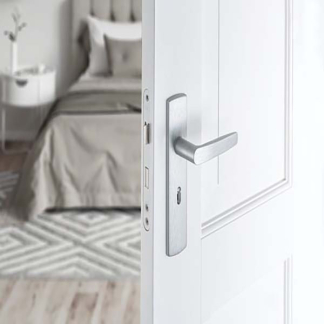 AXA Deurklink met sleutelschild | AXA | Curve | 55 mm (Aluminium) 6218301155E K010811543 - 4