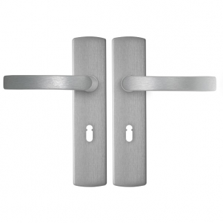 AXA Deurklink met sleutelschild | AXA | Curve Blok | 55 mm (Aluminium) 6219301155E K010811533 - 1