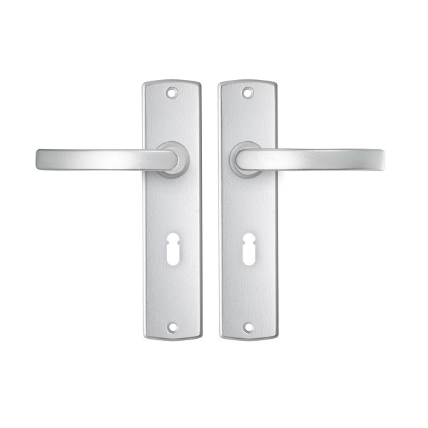 AXA Deurklink met sleutelschild | AXA | Curve Blok | 55 mm (Aluminium) 6359309156E K010811503 - 1