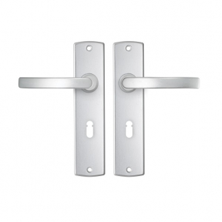 AXA Deurklink met sleutelschild | AXA | Curve Blok | 55 mm (Aluminium) 6359309156E K010811503 - 1