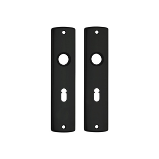 AXA Deurklink met sleutelschild | AXA | Curve Blok | 55 mm (Aluminium, Zwart) 6359303856E K010811508 - 3