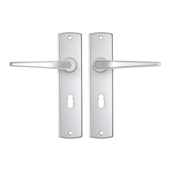 AXA Deurklink met sleutelschild | AXA | Curve Duim | 55 mm (Aluminium) 6358309156E K010811513 - 1