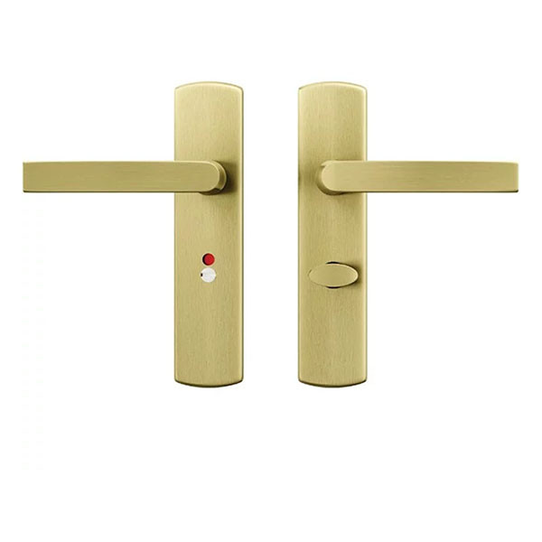 AXA Deurklink met wc-sluitingschild | AXA | Blok | 63 mm (Aluminium, Goud) 6219481363CP K010830439 - 1