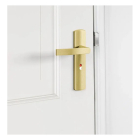 AXA Deurklink met wc-sluitingschild | AXA | Blok | 63 mm (Aluminium, Goud) 6219481363CP K010830439 - 3