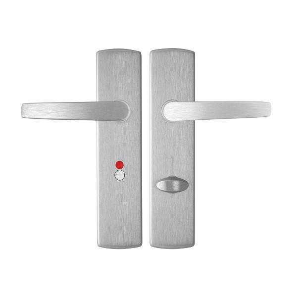 AXA Deurklink met wc-sluitingsschild | AXA | Curve | 63 mm (Aluminium) 6218481163E K010811544 - 1