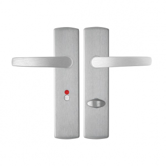 AXA Deurklink met wc-sluitingsschild | AXA | Curve | 63 mm (Aluminium) 6218481163E K010811544 - 1