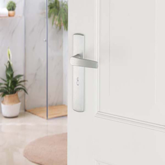 AXA Deurklink met wc-sluitingsschild | AXA | Curve | 63 mm (Aluminium) 6218481163E K010811544 - 4