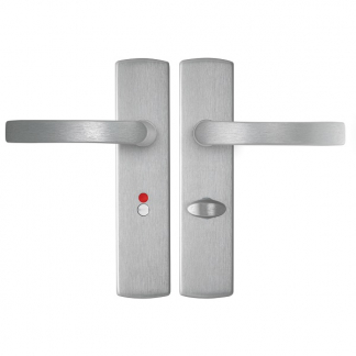 AXA Deurklink met wc-sluitingsschild | AXA | Curve Blok | 63 mm (Aluminium) 6219481163E K010811534 - 1