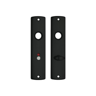 AXA Deurklink met wc-sluitingsschild | AXA | Curve Blok | 63 mm (Aluminium, Zwart) 6359483863E K010811509 - 3