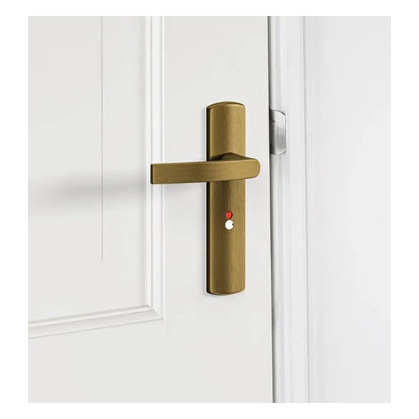 AXA Deurklink op wc-sluitingschild | AXA | Blok | 63 mm (Aluminium, Brons) 6219481463CP K010830428 - 3