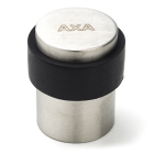 Deurstopper | AXA | 35 x 40 mm (RVS, Rubber, Vloermontage)